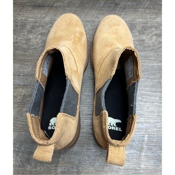 Sorel Women's Emelie II Chelsea Boots Leather Waterproof Brown Size 9.5 - Picture 7 of 9